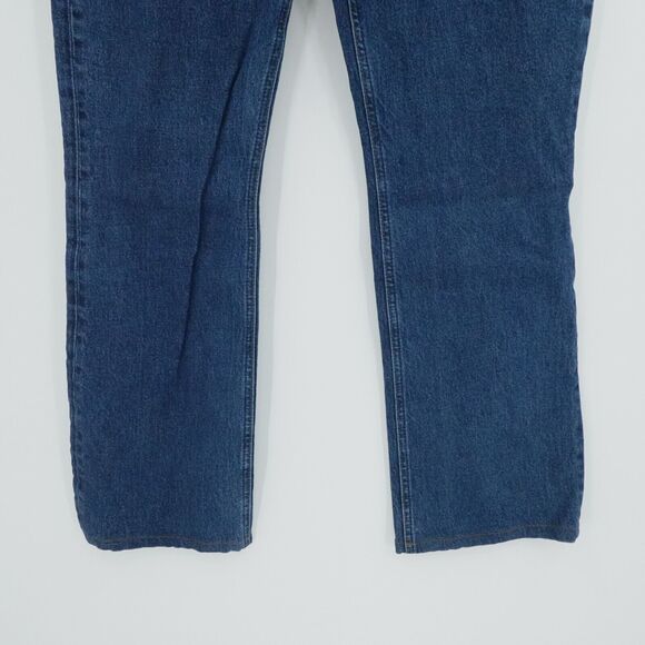 Reformation Jeans 31x29 Blue‎ Donna High Rise Bootcut Dark Wash Casual Stretch - Picture 9 of 13